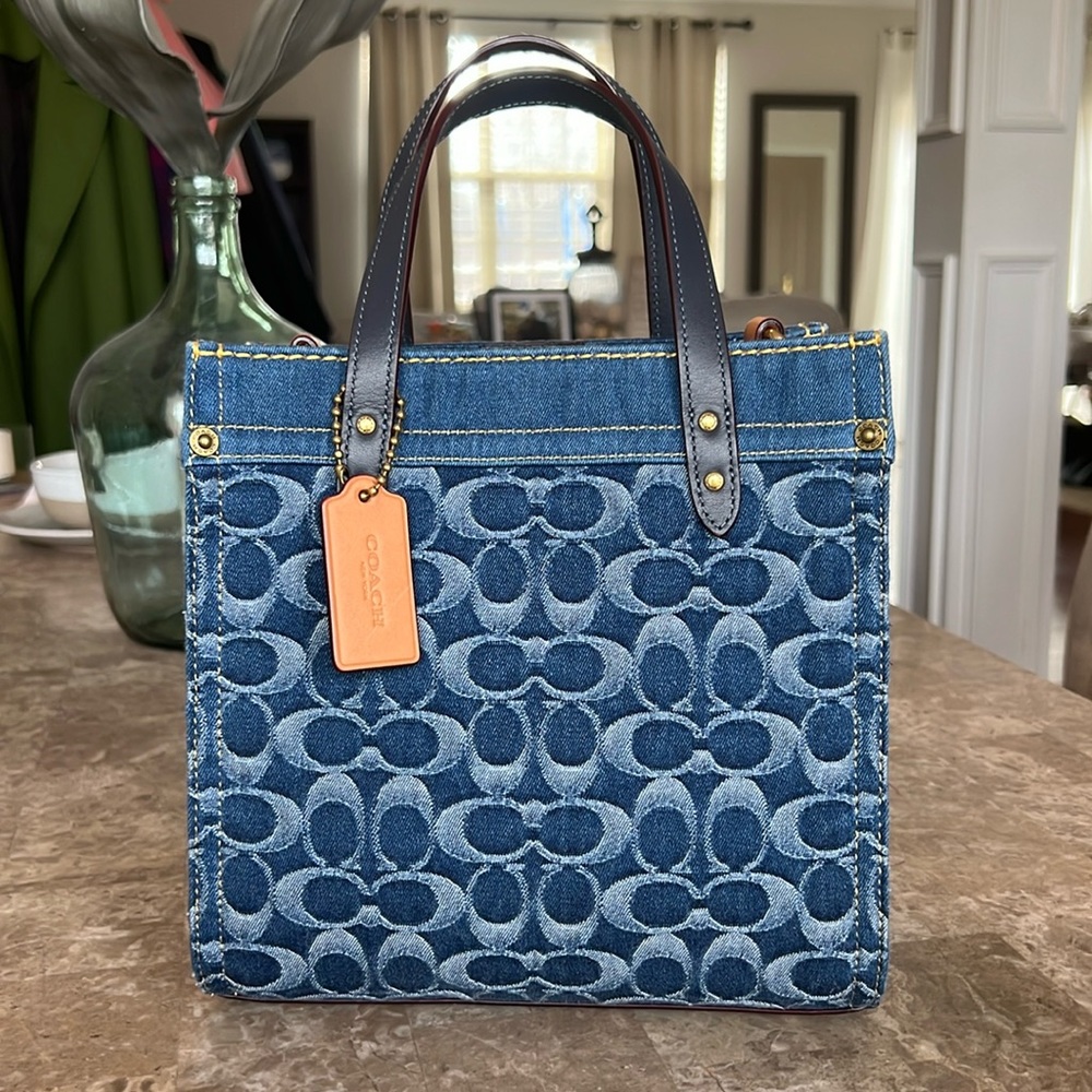 Brand New Coach Denim Tote